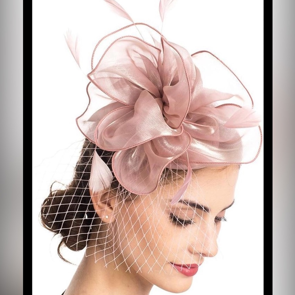 Pink Fascinator Hat
